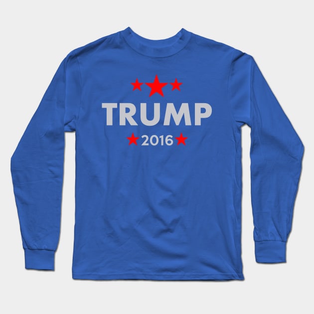 Donald Trump 2016 Long Sleeve T-Shirt by ESDesign